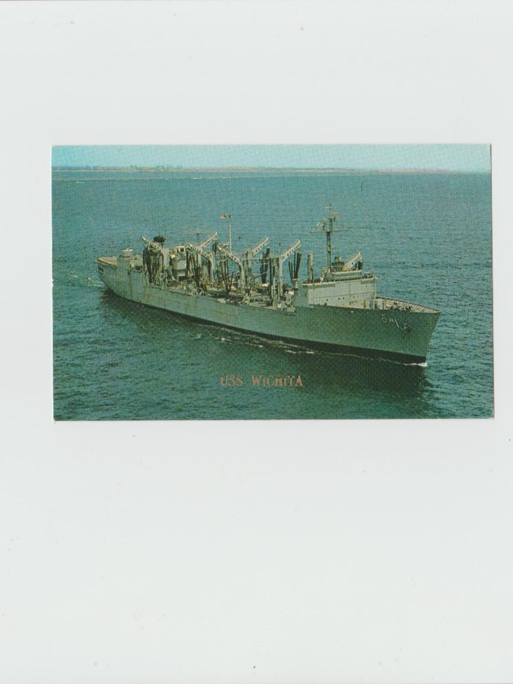 U.S.S. Wichita (AOR - 1) Postcard